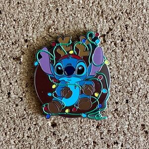 Disney “Merry Stitchmas” Enamel Pin - Twinkle Lights